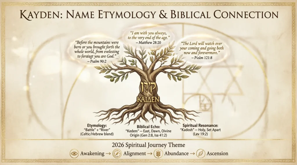 🌿 Spiritual Meaning of Kayden (Biblical Perspective)