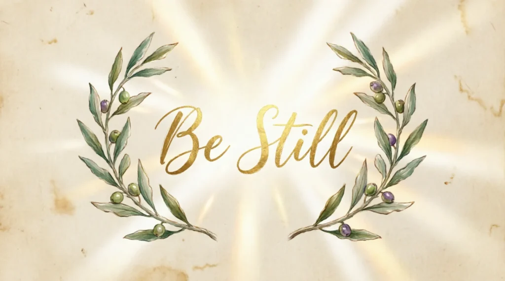 Biblical Symbolism of “Be Still” ✨